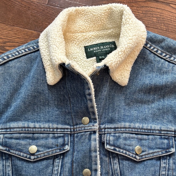 Vintage Ralph Lauren Cream Sherpa Jacket - Picture 3 of 12